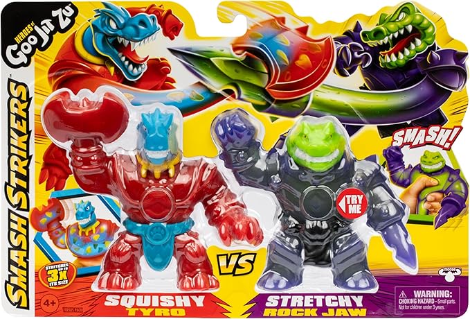 Buy Heroes of Goo Jit Zu Smash Strikers Versus Pack Tyro Vs Rock Jaw | Yallatoys.com