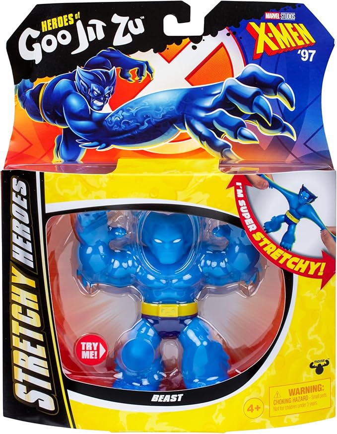 Buy Heroes of Goo Jit Zu Marvel Studios X Men Beast Stretchy Action Figure | Yallatoys.com