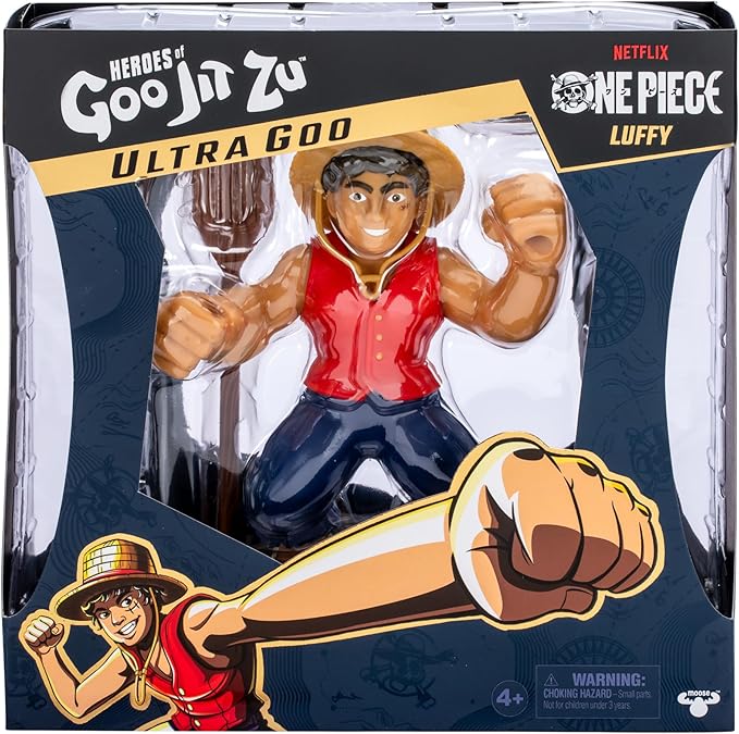 Buy Heroes of Goo Jit Zu One Piece LUFFY Stretchy 7 inch Collectible Action Figure | Yallatoys.com