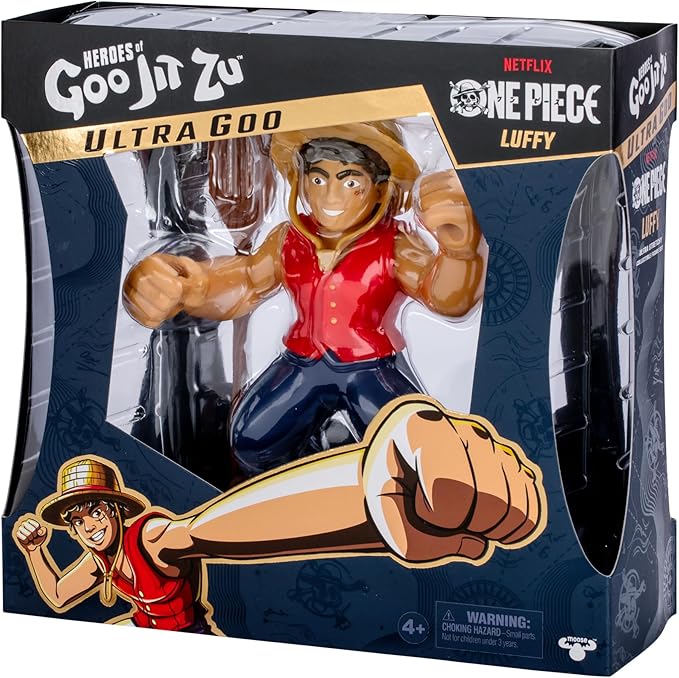 Buy Heroes of Goo Jit Zu One Piece LUFFY Stretchy 7 inch Collectible Action Figure | Yallatoys.com