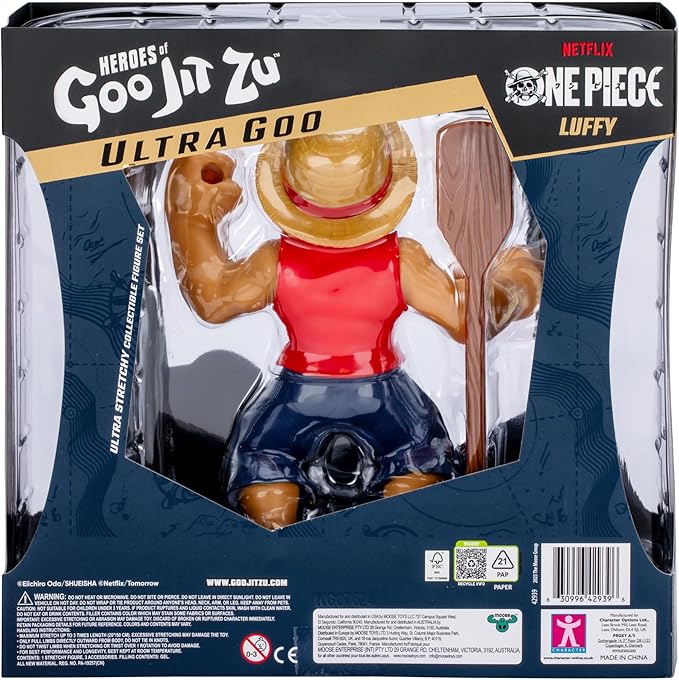 Buy Heroes of Goo Jit Zu One Piece LUFFY Stretchy 7 inch Collectible Action Figure | Yallatoys.com