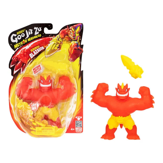 Buy Goo Jit Zu S13 Meteor Madness Hero Action Figure Blazagon 13 Cm | Yallatoys.com