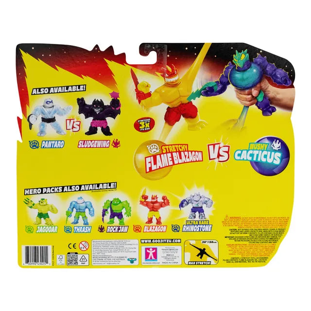 Buy Goo Jit Zu S13 Meteor Madness Versus Action Figure Flame Blazagon Vs Cacticus 2Pcs | Yallatoys.com