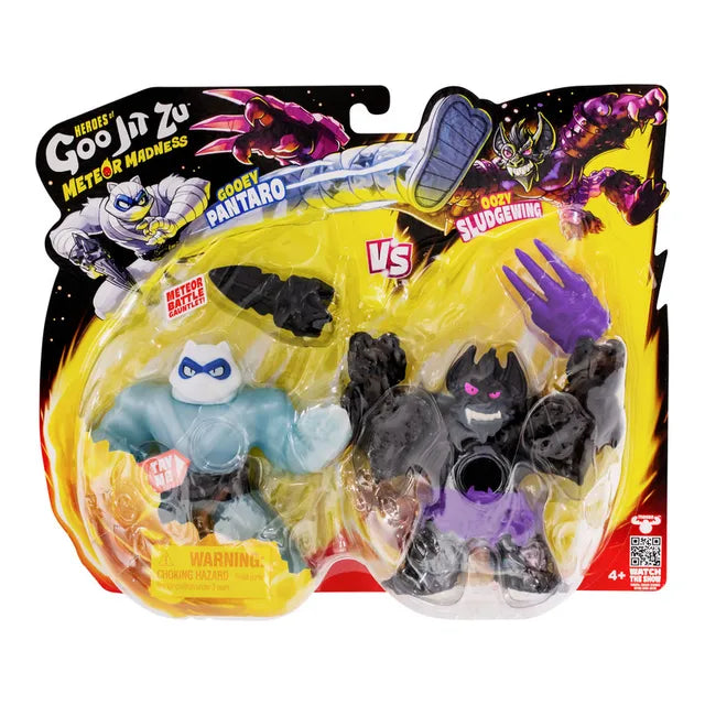 Buy Goo Jit Zu S13 Meteor Madness Versus Action Figure Pantaro Vs Sludgewing 2Pcs 12 Cm | Yallatoys.com