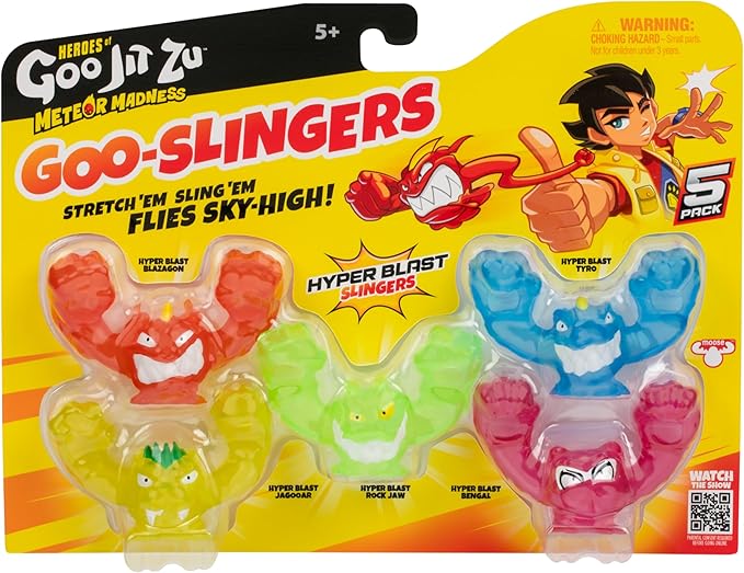 Buy Goo Jit Zu S13 Meteor Madness Goo Slingers 5Pack Hyper Blast | Yallatoys.com