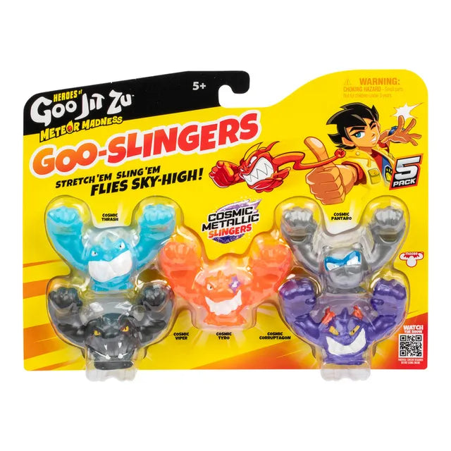 Buy Goo Jit Zu S13 Meteor Madness Goo Slingers 5Pcs 5 Cm | Yallatoys.com