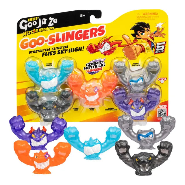 Buy Goo Jit Zu S13 Meteor Madness Goo Slingers 5Pcs 5 Cm | Yallatoys.com