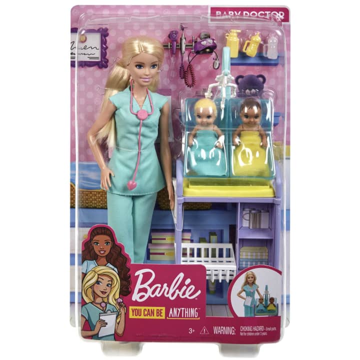Buy Barbie Careers Baby Doctor Playset With Acessories | Yallatoys.com
