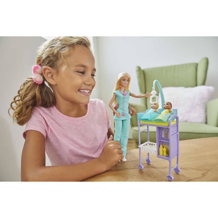 Buy Barbie Careers Baby Doctor Playset With Acessories | Yallatoys.com