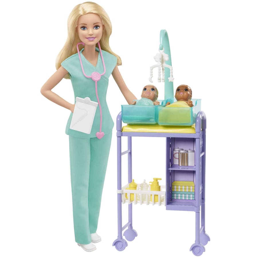 Buy Barbie Careers Baby Doctor Playset With Acessories | Yallatoys.com