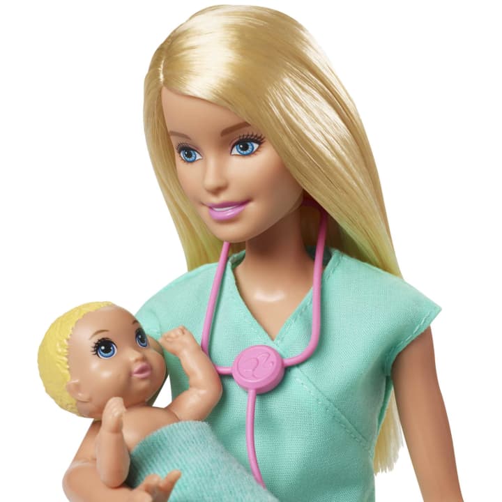 Buy Barbie Careers Baby Doctor Playset With Acessories | Yallatoys.com