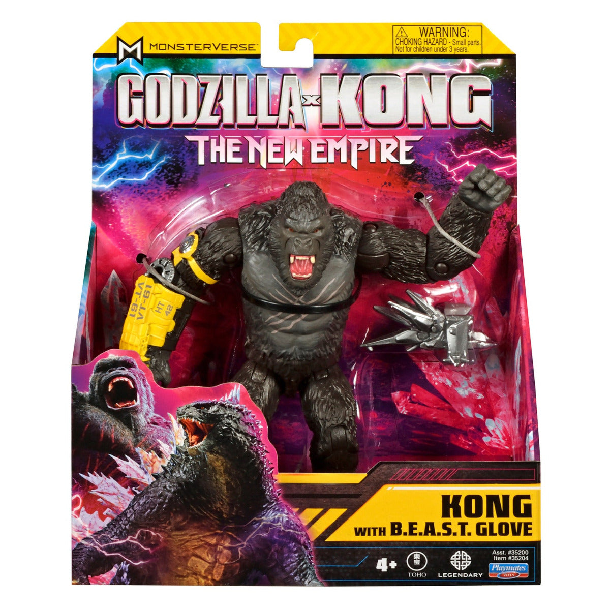 Buy Godzilla vs Kong Basic Figures Kong with Beast Glove 6inch | Yallatoys.com
