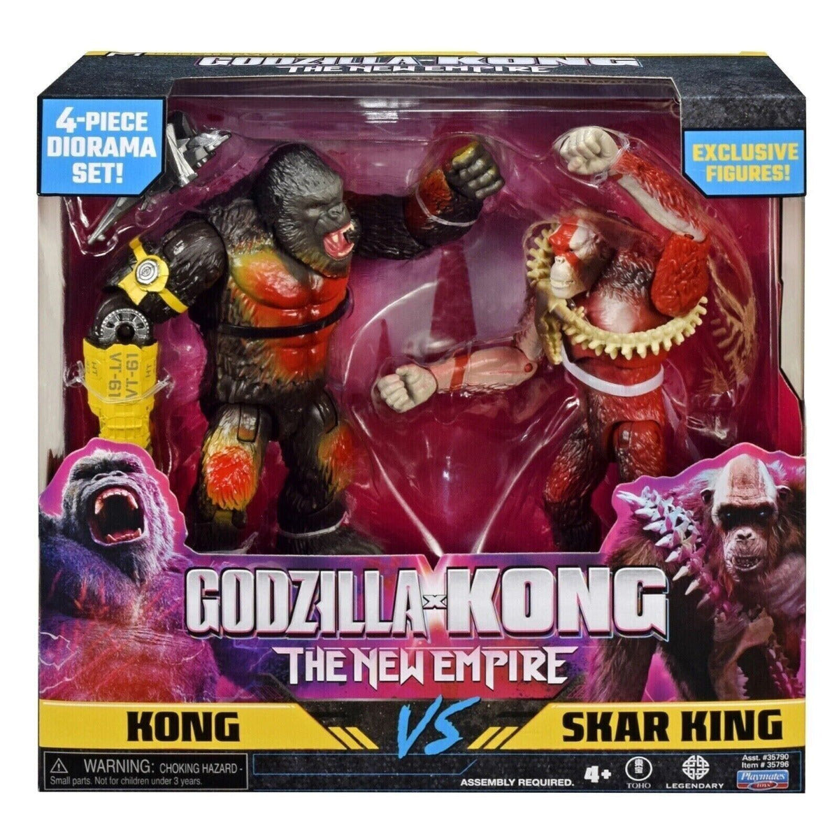 Buy Godzilla vs Kong 6inch Kong vs Skar King | Yallatoys.com