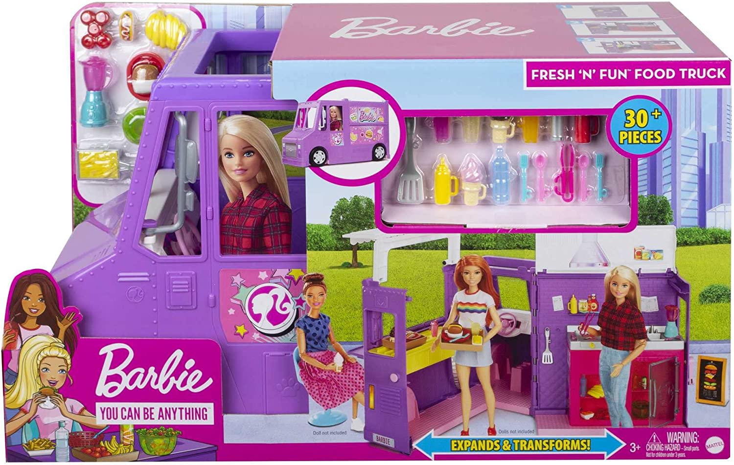 Buy Barbie Fresh N Fun Food Truck | Yallatoys.com