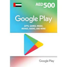 Buy GooglePlay AED 500 | Yallatoys.com