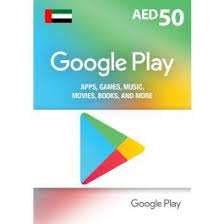 Buy GooglePlay AED 50 | Yallatoys.com