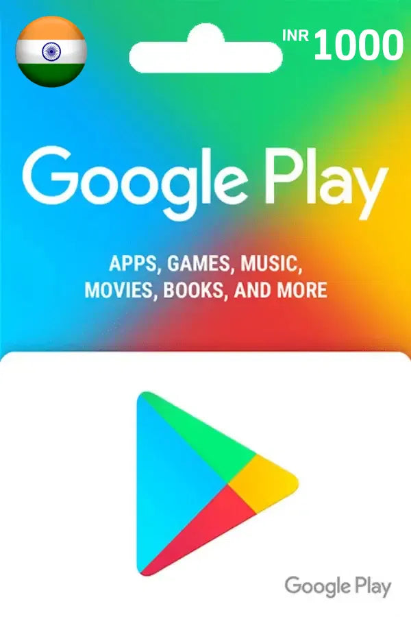 Buy GooglePlay INR 1000 | Yallatoys.com