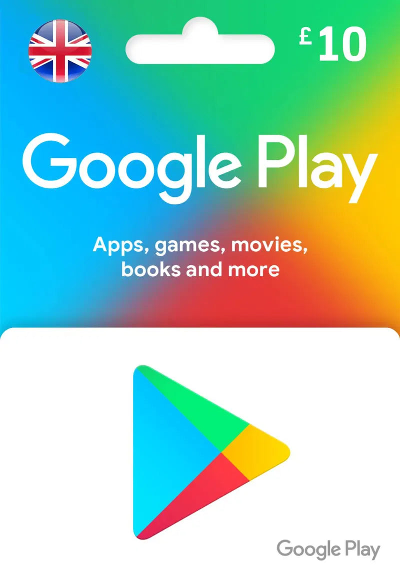 Buy GooglePlay UK GBP10 | Yallatoys.com