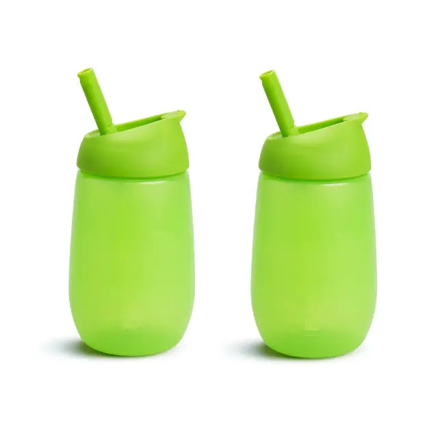 Munchkin  Simple Clean Strw Cup 1Pk 10Oz Green Munchkin Yallatoys