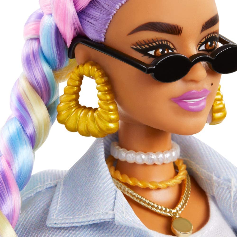Buy Barbie Extra Doll Rainbow Braids | Yallatoys.com