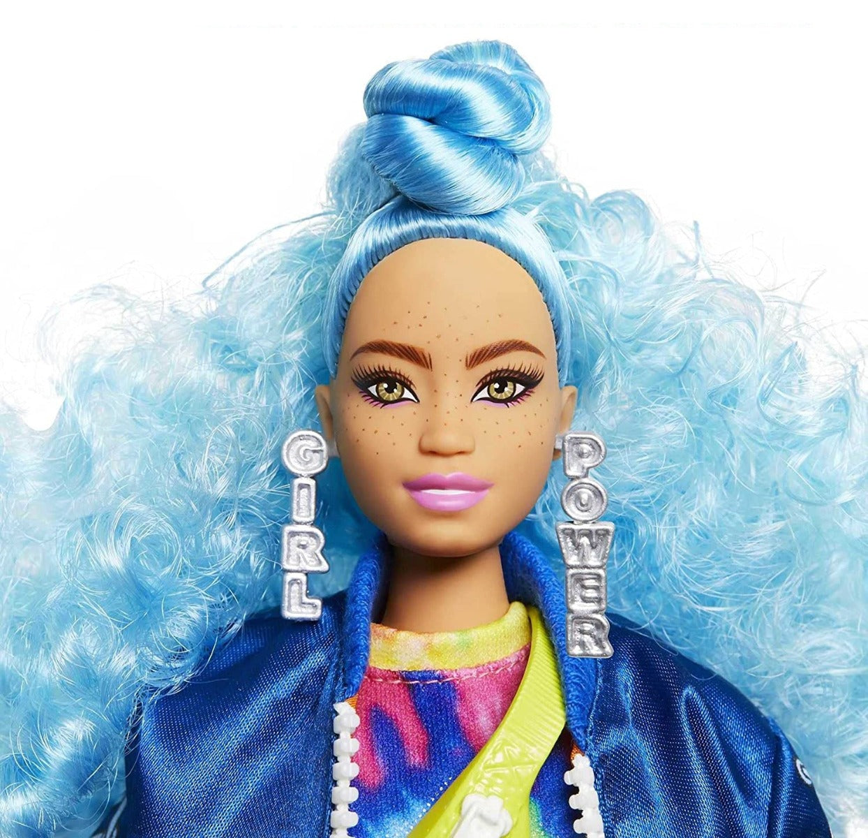Buy Barbie Extra Doll Curvy In Zippered Bomber Jacket With 2 Pet Kittens | Yallatoys.com