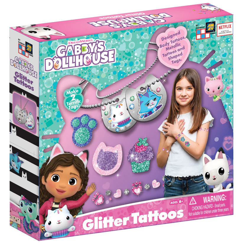 Buy Gabbys Dollhouse Glitter Tattoos | Yallatoys.com