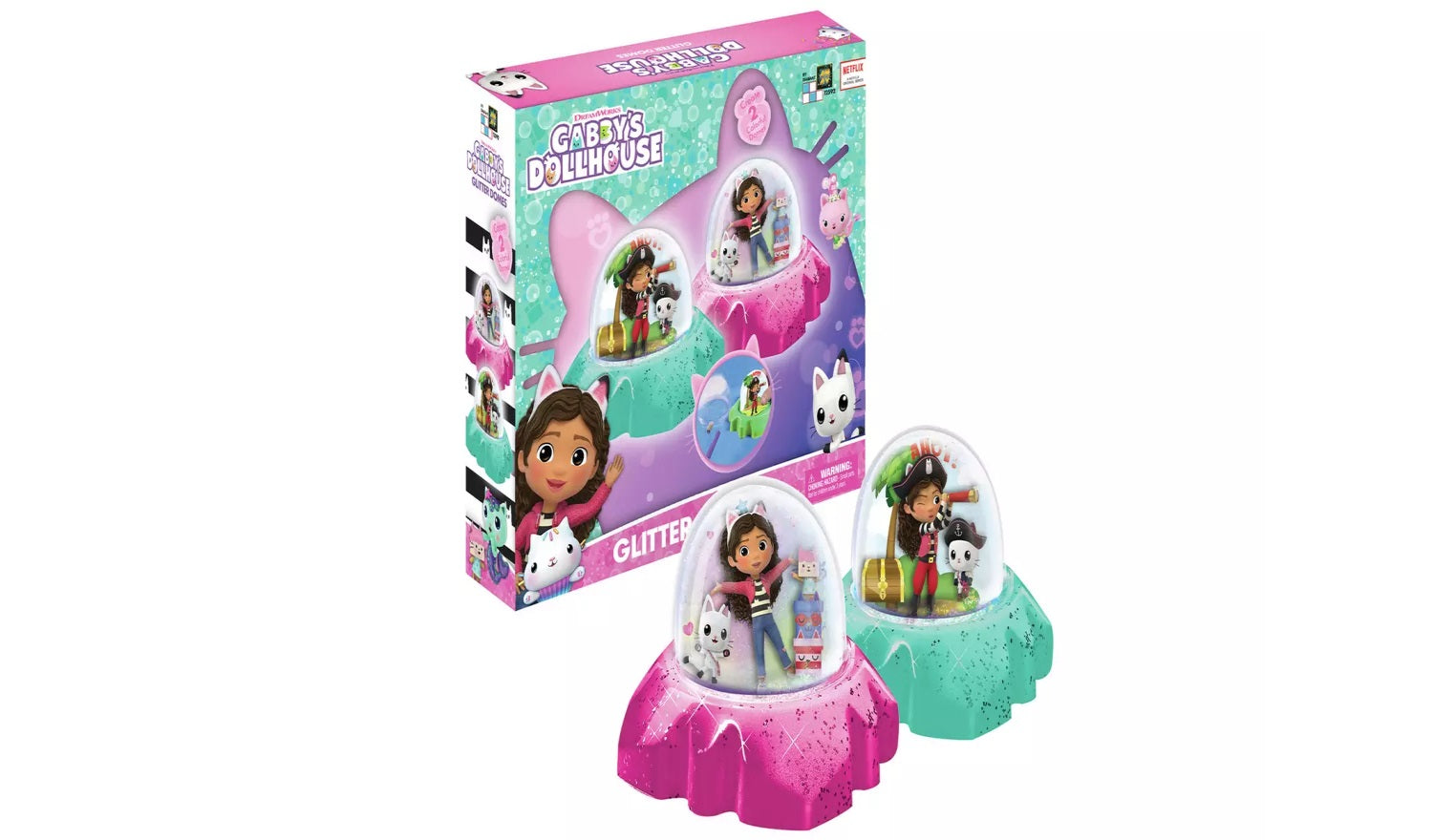 Buy Gabbys Dollhouse Glitter Domes | Yallatoys.com