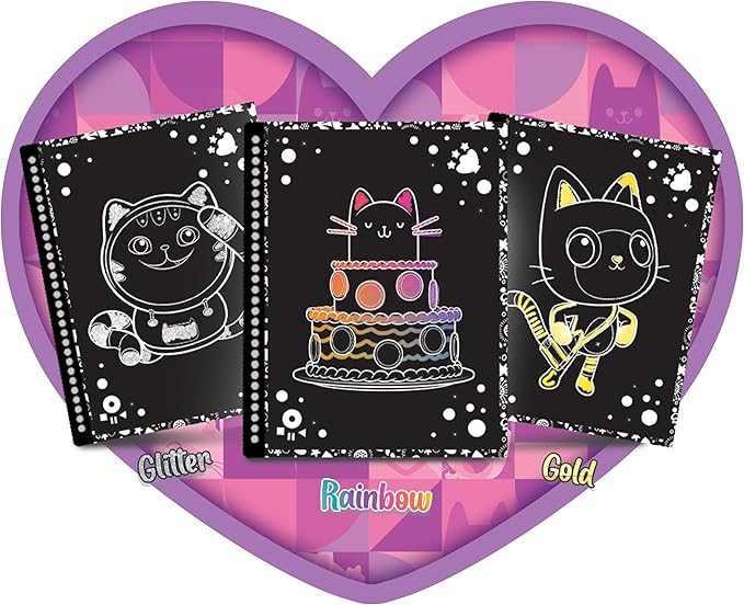 Buy Gabby's Dollhouse Sketchbook A Meow Zing Scratch Reveal | Yallatoys.com