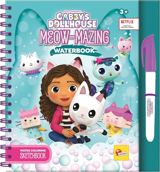 Buy Gabby's Dollhouse Sketchbook A Meow Mazing Waterbook | Yallatoys.com