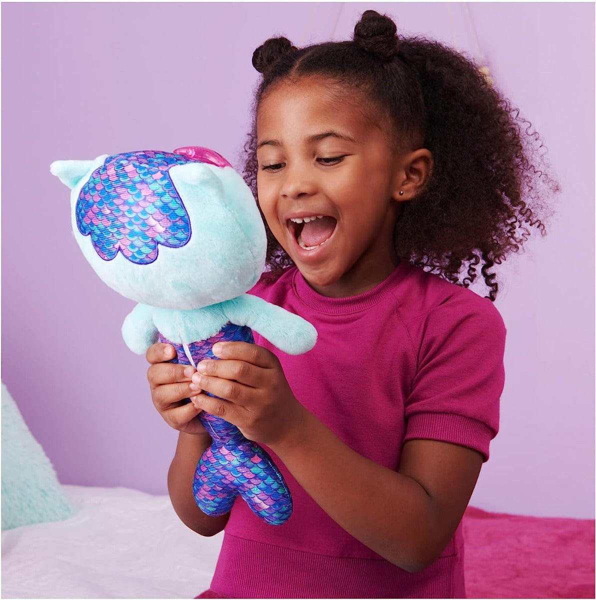 Buy Gabbys Dollhouse MerCat Feature Plush Toy | Yallatoys.com