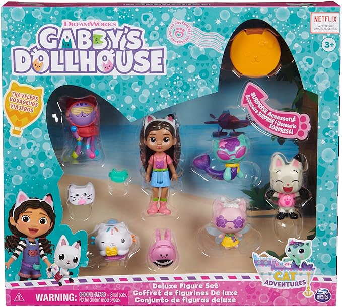 Buy Gabbys Dollhouse Travel Themed Figure Set | Yallatoys.com