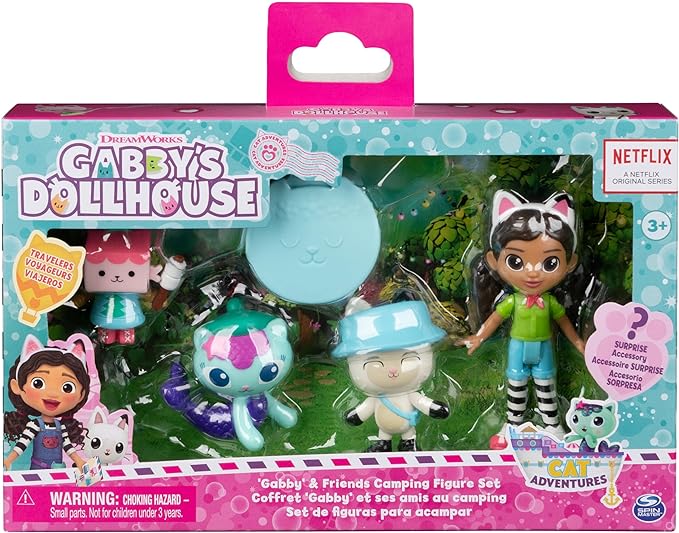 Buy Gabbys Dollhouse Gabby And Friends Camping Figure Set | Yallatoys.com
