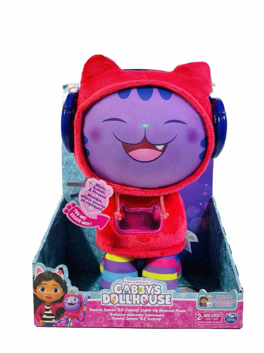 Buy Gabby's Dollhouse Daniel James DJ Catnip 10 inch | Yallatoys.com