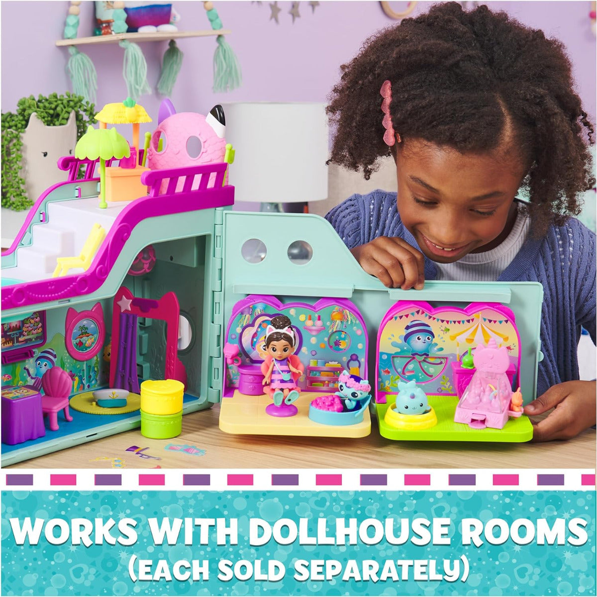 Buy Gabby's Dollhouse Cat Friend Ship | Yallatoys.com