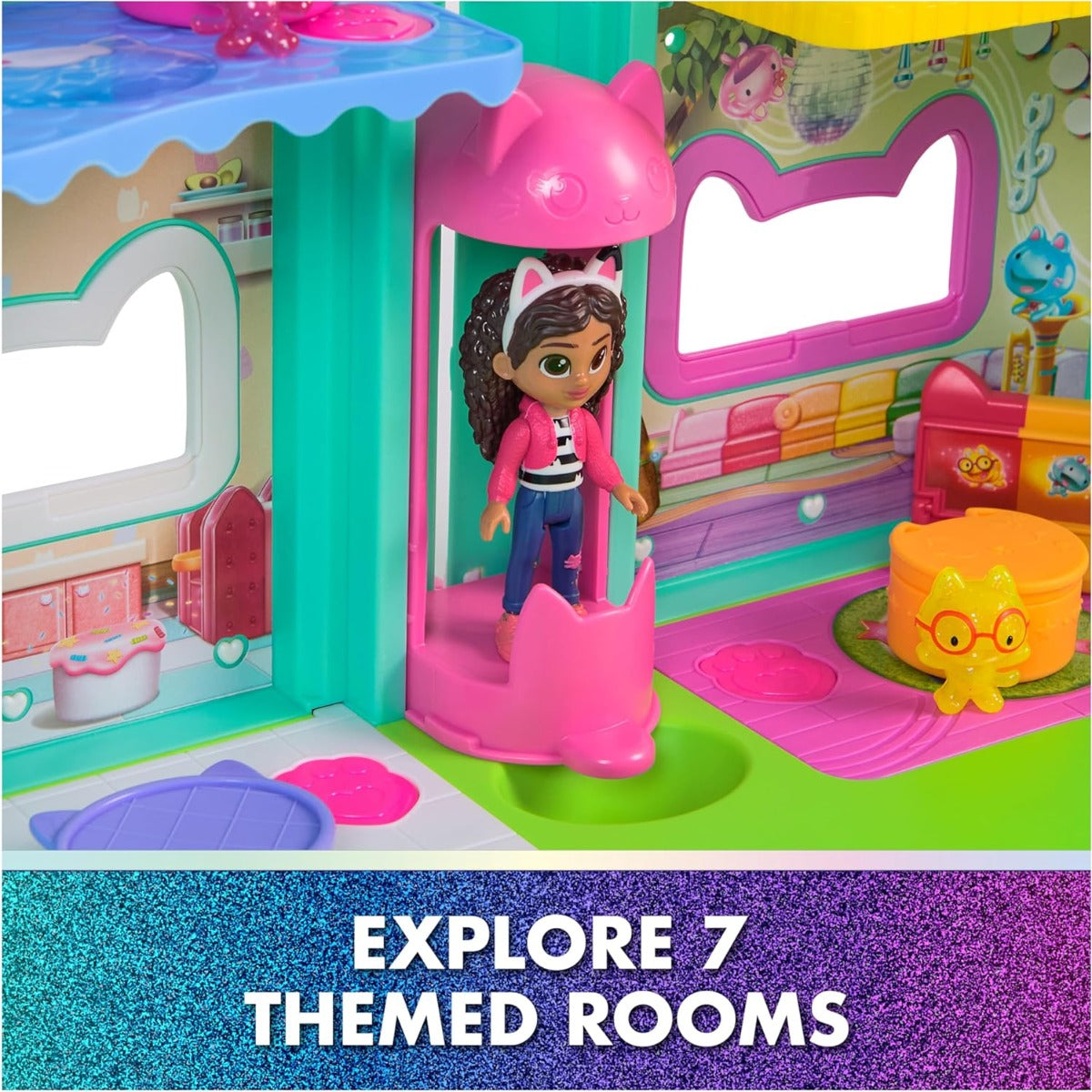 Buy Gabby's Dollhouse The Movie Meow-Mazing Interactive Dollhouse | Yallatoys.com