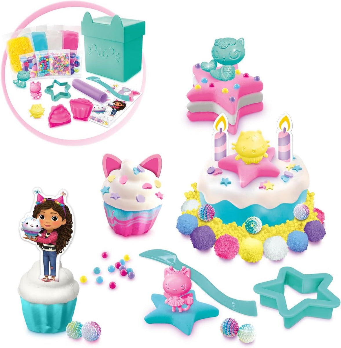 Buy Gabbys Dollhouse Magique House P'tichou Birthday Cat | Yallatoys.com