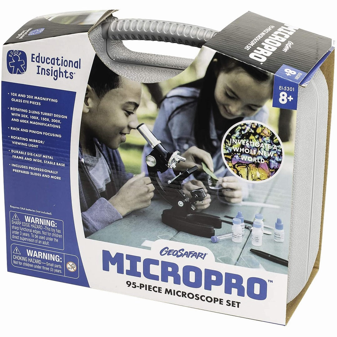 Buy Geo Safari MicroPro 95-Piece Microscope Set Prepared Slides | Yallatoys.com