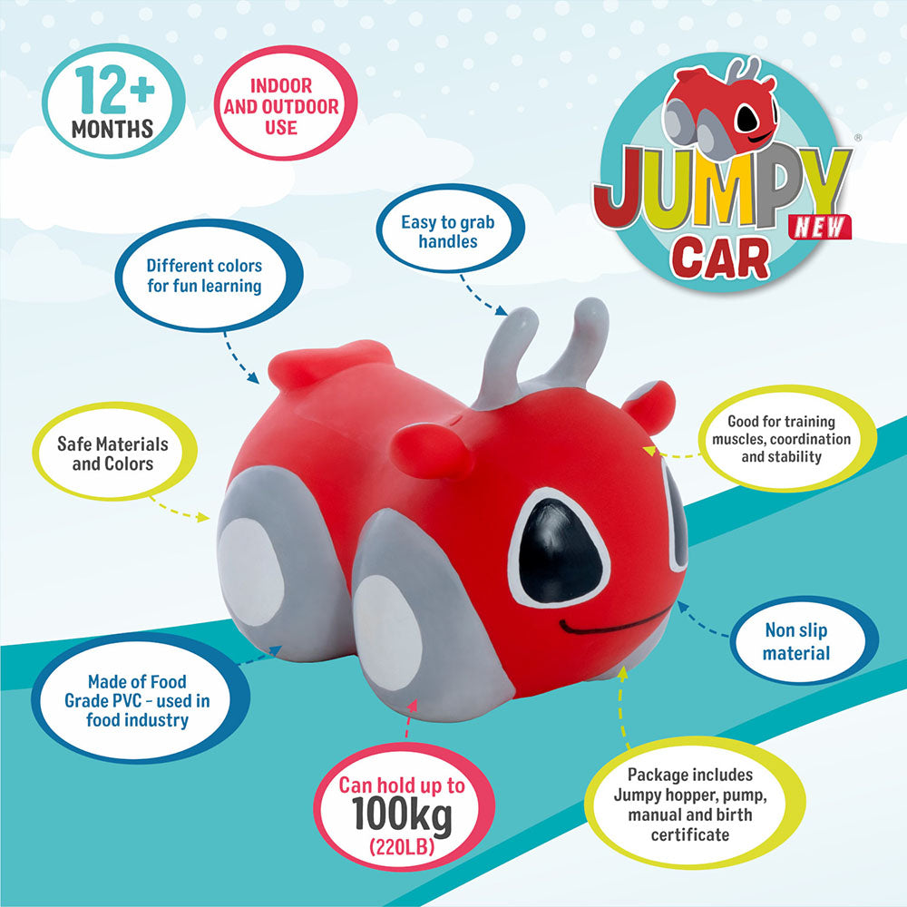 Buy My First Jumpy Car Red | Yallatoys.com