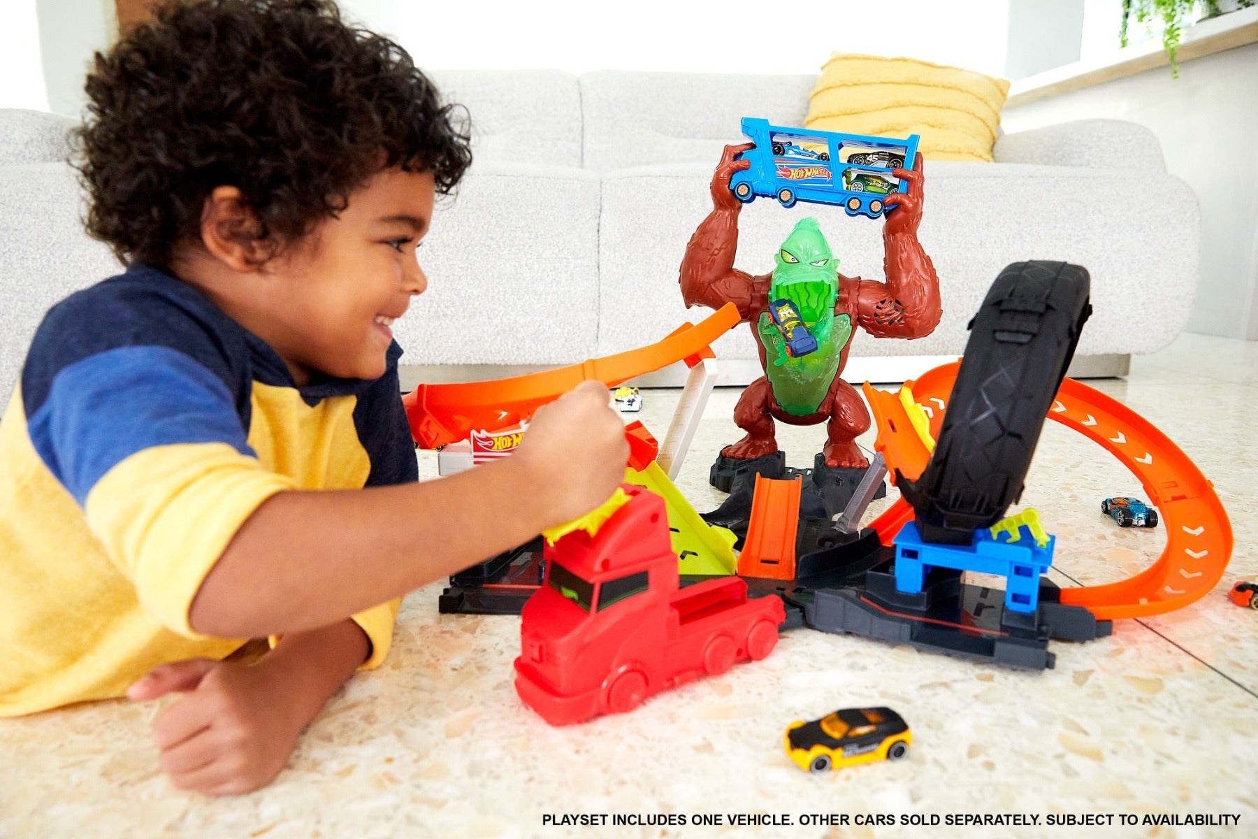 Buy Hot Wheels Toxic Gorilla Slam | Yallatoys.com