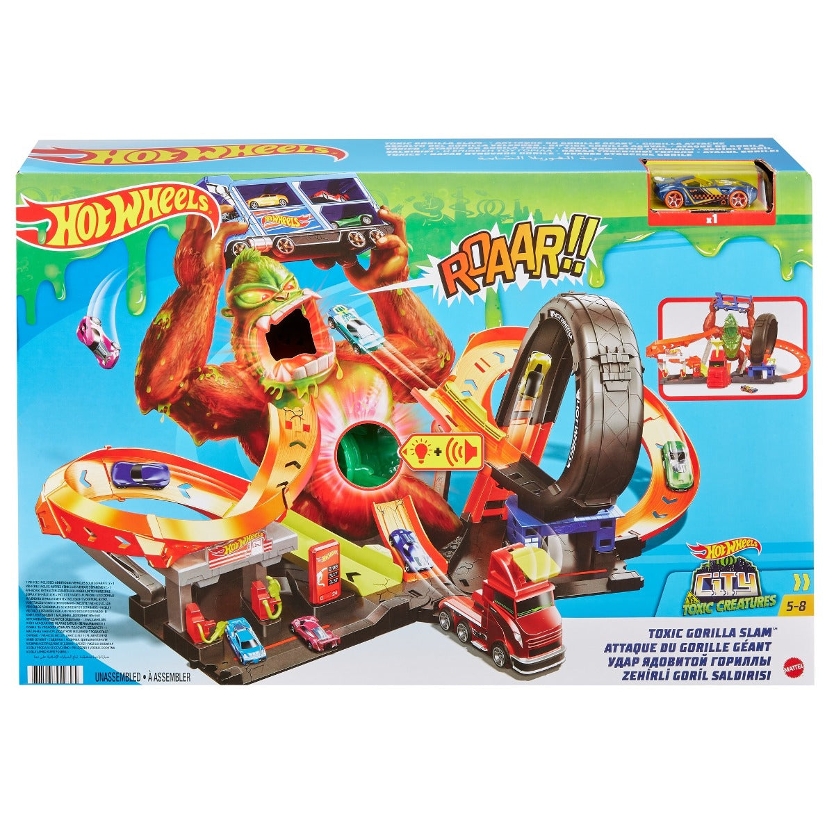 Buy Hot Wheels Toxic Gorilla Slam | Yallatoys.com
