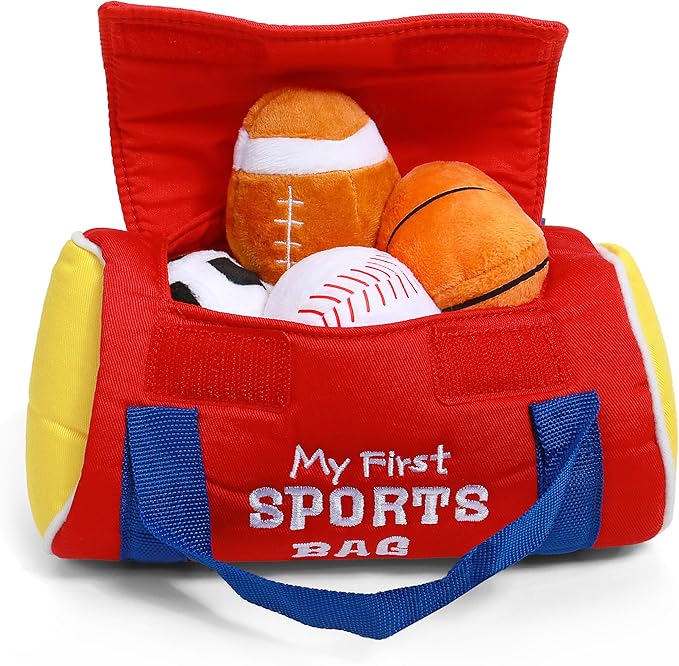Buy Gund My First Sports Bag Plush Playset | Yallatoys.com