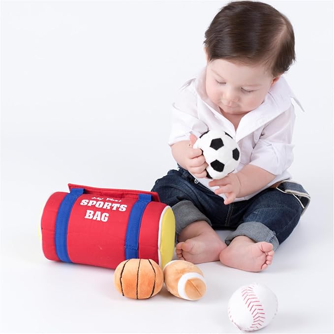 Buy Gund My First Sports Bag Plush Playset | Yallatoys.com
