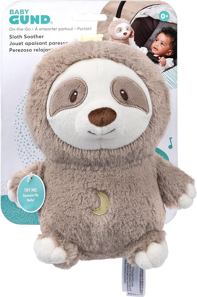 Buy Gund Sloth On The Go Soother | Yallatoys.com