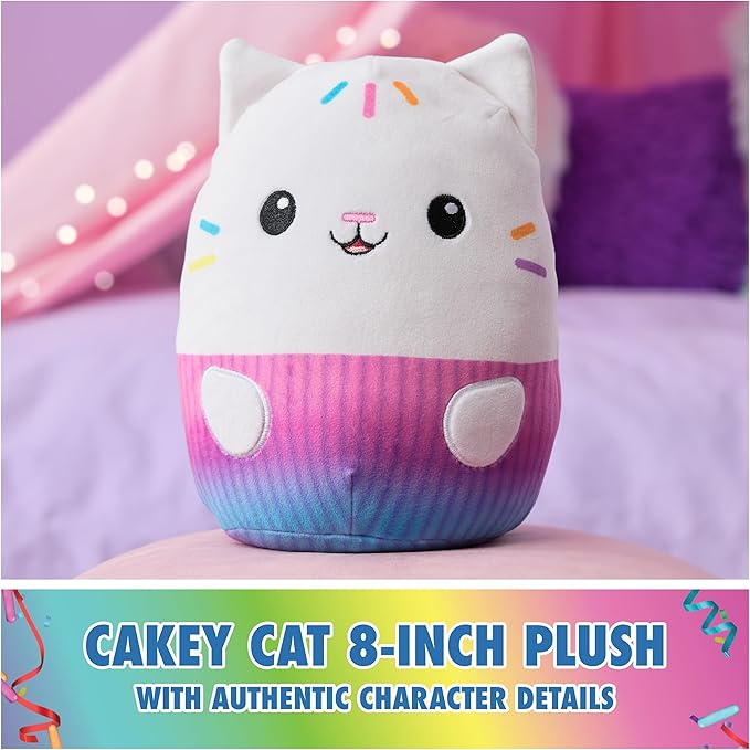 Buy Gund Gabbys Dollhouse Official Cakey Cat Squishy Plush Toy 8inch (Sold Separately Subject To Availability) | Yallatoys.com