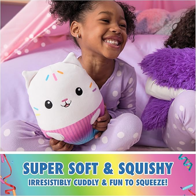 Buy Gund Gabbys Dollhouse Official Cakey Cat Squishy Plush Toy 8inch (Sold Separately Subject To Availability) | Yallatoys.com