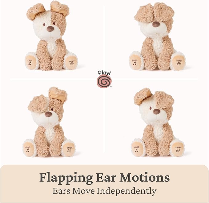 Buy GUND Baby Peeki The Puppy Animated Plush | Yallatoys.com
