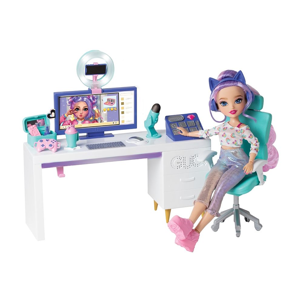 Buy Glo Up Girls ASMR Streaming Studio With Sadie Doll | Yallatoys.com