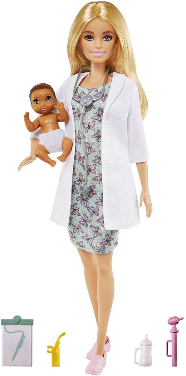Buy Barbie Baby Doctor Playset with Infant Doll & Doctor Toy Accessories | Yallatoys.com