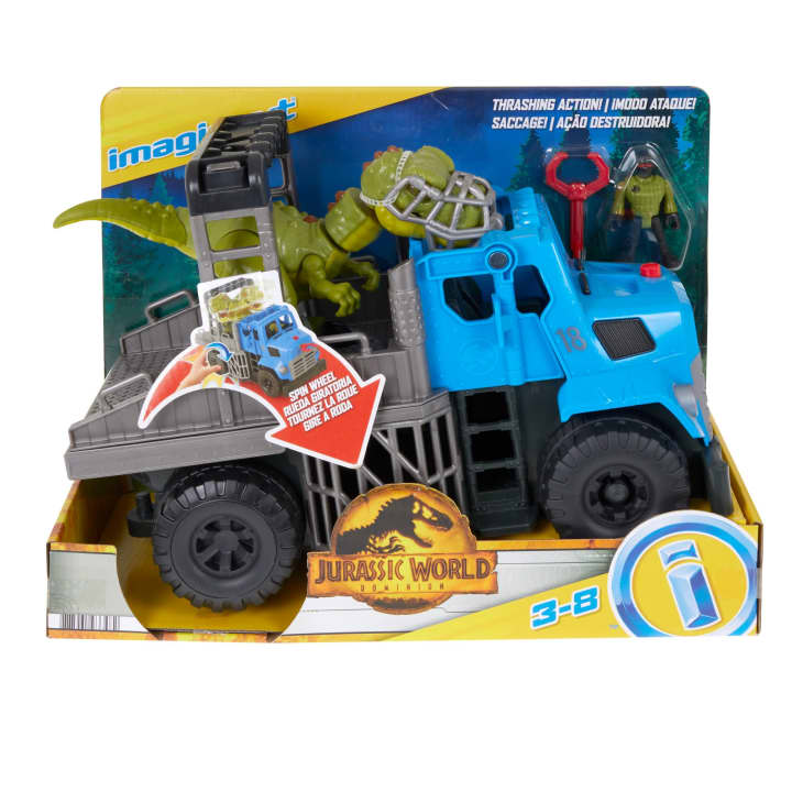 Buy Jurassic World Dominion Break Out Dinosaur Hauler Vehicle Set | Yallatoys.com