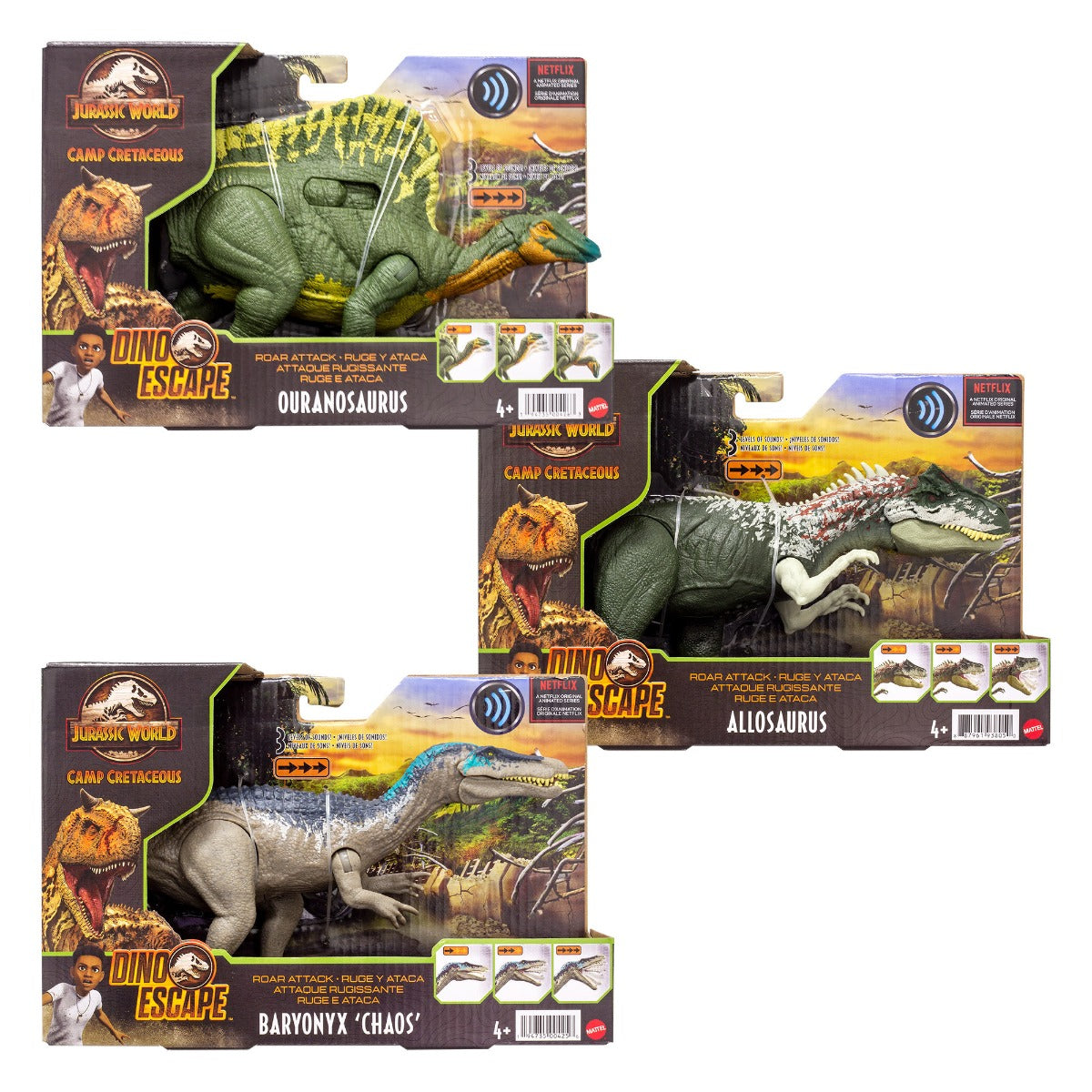 Buy Jurassic World Roar Attack Dinosaur Action Figure (Sold Separately Subject to Availability) | Yallatoys.com